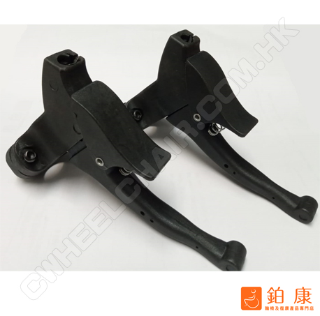 手推輪椅後手剎(帶鎖車制)【對】