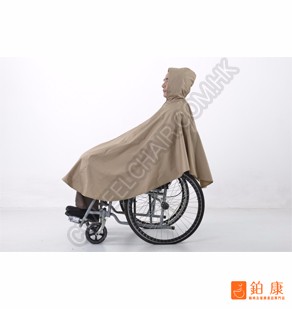輪椅保暖雨衣斗篷 - 有拉鍊