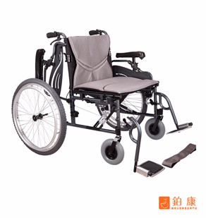 KM-2580X 多功能輪椅【加寛|22吋座寬|高承重】