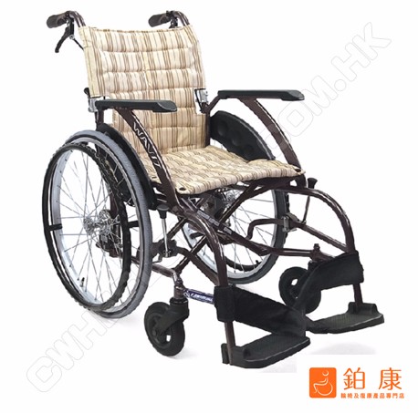 日本 WAVIT - 22S 手推輪椅【人體工學|舒適】