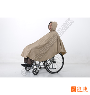 輪椅保暖雨衣斗篷 - 有拉鍊