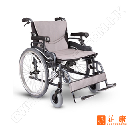 KM-2580X 多功能輪椅【加寛|22吋座寬|高承重】